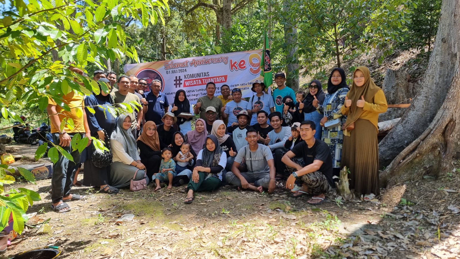 Anniversary ke-9 Komunitas Wisata Tuantapa (Kotatua) Diskusi Dengan Para Keuchik di Lokasi Wisata Agro dan Pemandian Sikabu Pantonluas Samadua