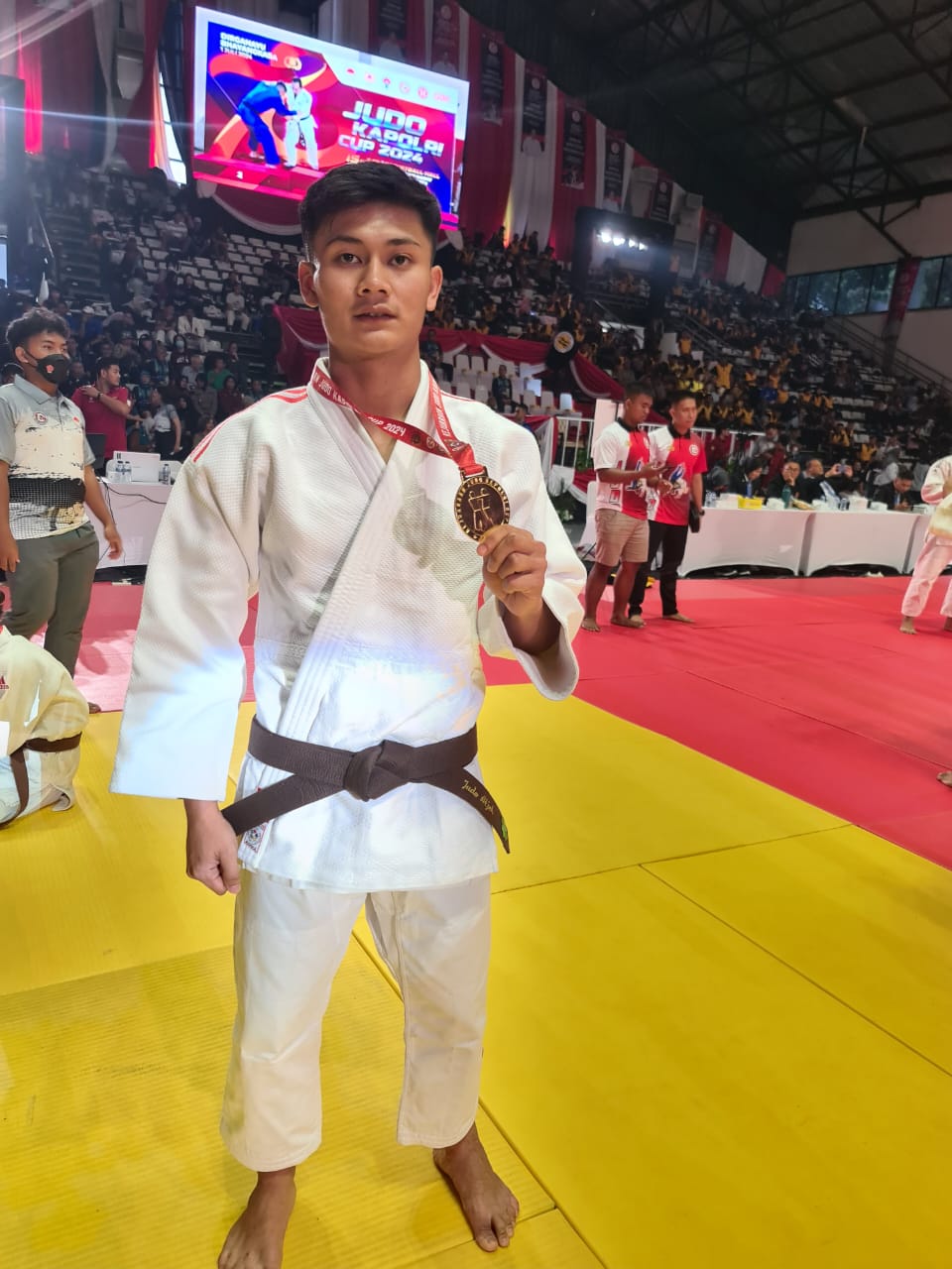 Bripda Muhammad Afdil Thoriq, Sumbang Emas Untuk Polda Aceh Dalam Kejuaraan Judo Kapolri Cup 2024