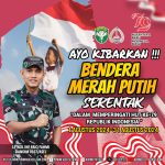 Dandim 0107/Aceh Selatan Ajak Warga Kibarkan Bendera Merah Putih Sambut HUT ke-79 RI