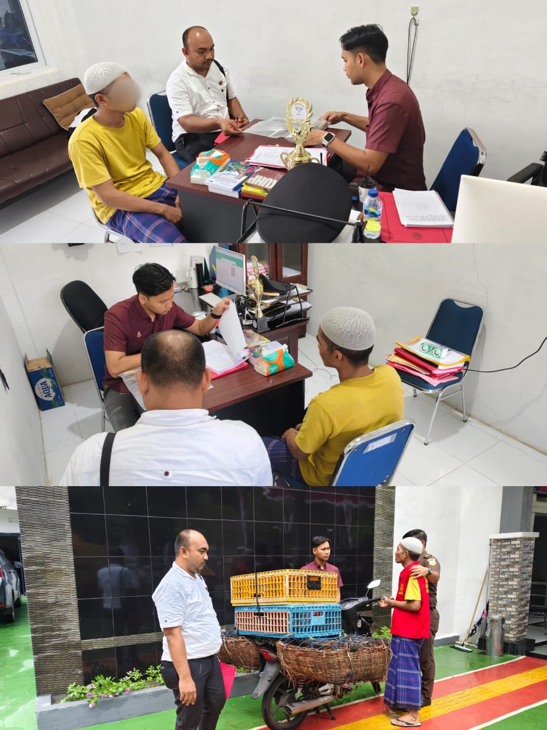 Tahap II, Polsek Labuhanhaji Timur Serahkan Tersangka Dan Barang Bukti Ke Kejaksaan Negeri Aceh Selatan