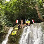 Sambut HUT RI Ke-79 Serikat Mahasiswa Muslimin Indonesia (SEMMI) Cabang Aceh Selatan Melakukan Pengibaran Bendera Merah Putih Di Air Terjun Tingkat Tujuh