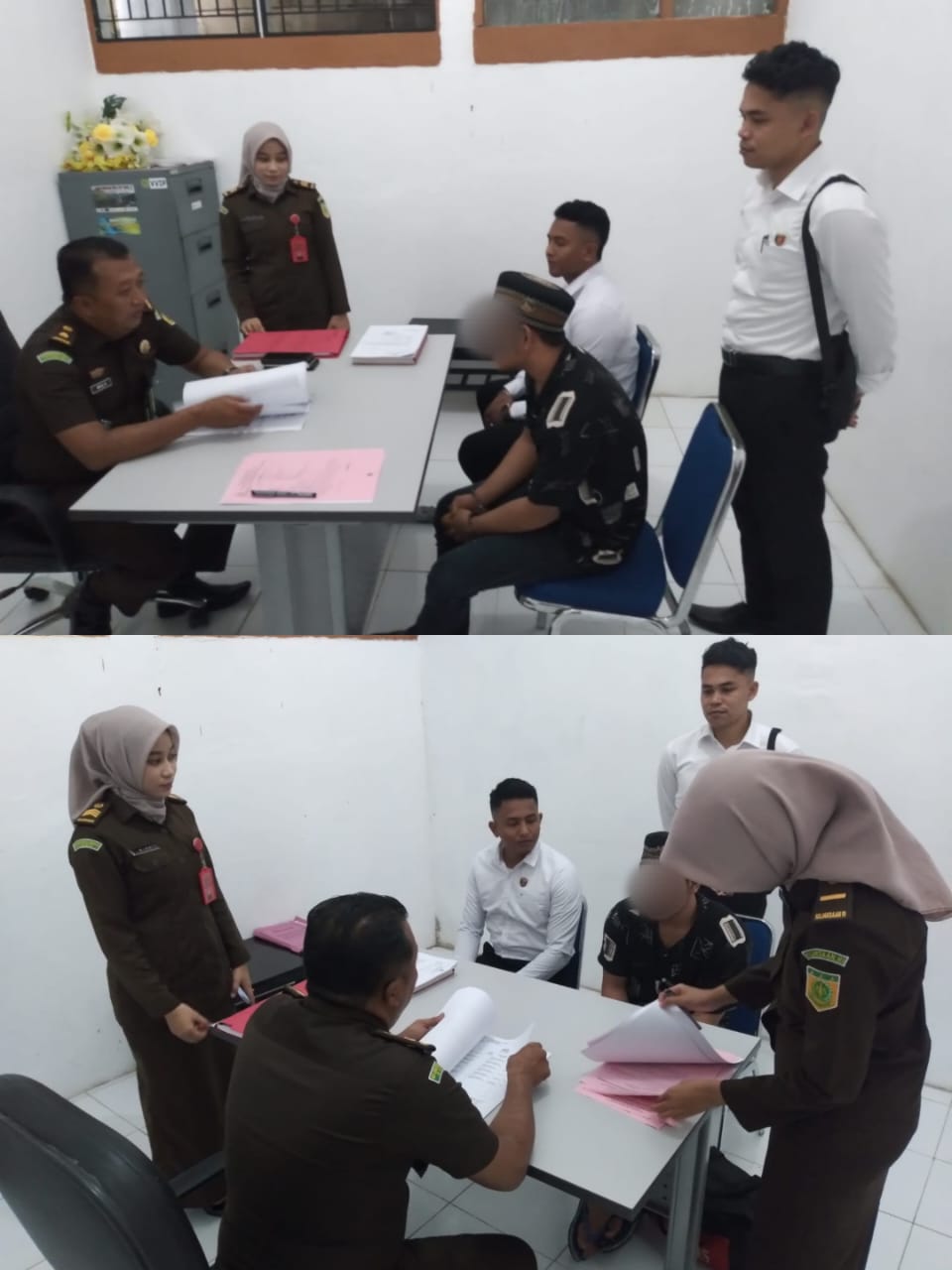 Penyerahan Tersangka dan Barang Bukti Kasus Pencurian Ke JPU oleh Satreskrim Polres Aceh Selatan