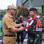 Dandim 0107/Aceh Selatan Bersama Forkopimda Menyambut Prajurit Yonif Raider 115/Macan Lauser Pasca Melaksanakan Tugas Pamtas RI-PNG
