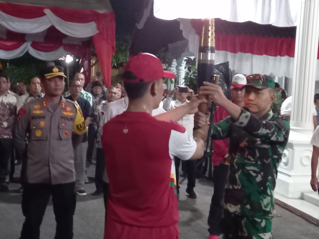Kapolres Aceh Selatan Hadiri Serangkaian Giat Kirab Api PON XXI Aceh-Sumut 2024