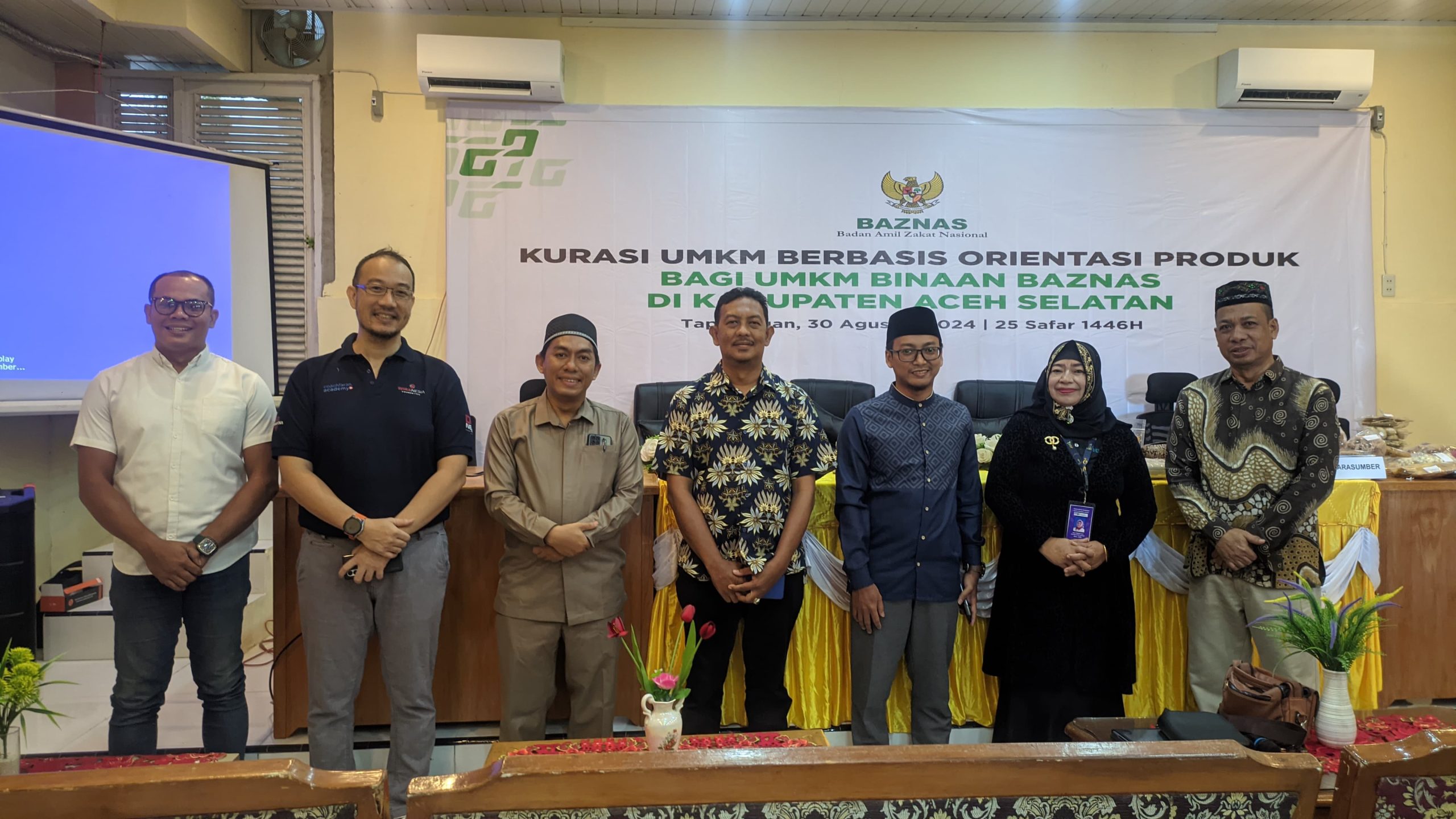 Baznas RI Berkolaborasi Dengan Baitul Mal Aceh dan Baitul Mal Aceh Selatan Luncurkan Program Kurasi UMKM