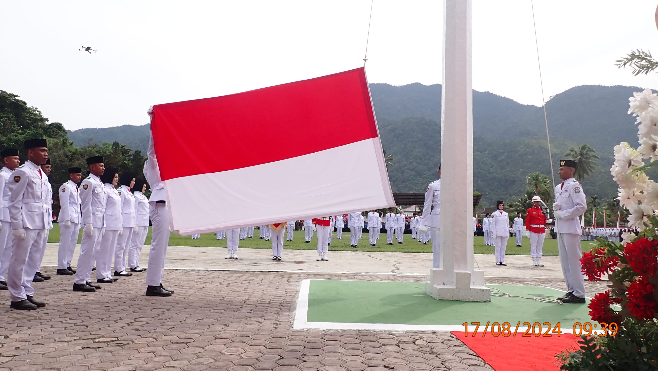 Pemerintah Kabupaten Aceh Selatan Gelar Upacara Pengibaran Bendera Pada HUT RI ke 79, Serta Penyerahan Remisi Kepada Warga Binaan Rutan Kelas II-B Tapaktuan