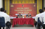 Polres Aceh Selatan Gelar Sosialisasi Tahapan Pilkada Serentak 2024