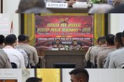 Hadapi Pilkada Serentak Polres Aceh Selatan gelar Latpraops Mantap Praja Seulawah 2024.