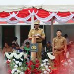 PJ. Bupati Aceh Selatan Cut Syazalisma, S.STP, M.Si Menjadi Isnpektur Upacara Pada Acara Gelar Pasukan Operasi Mantap Praja Seulawah Tahun 2024