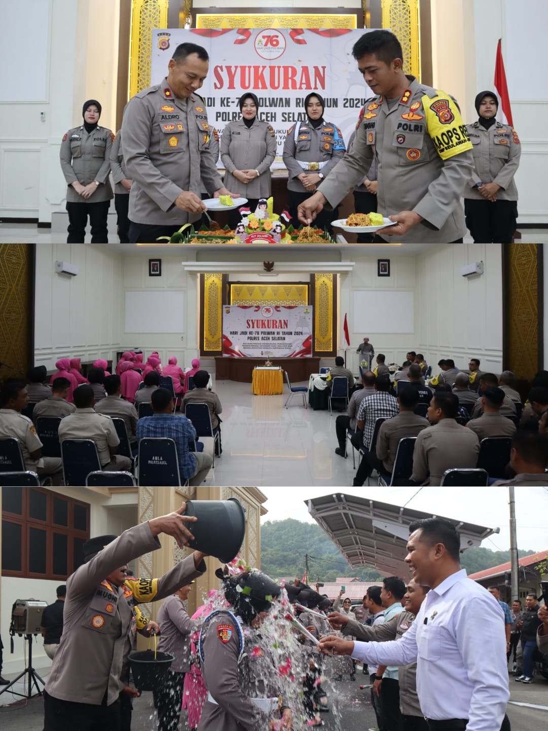 Hari Jadi Polwan RI Ke-76, Polres Aceh Selatan Gelar Syukuran Bersama