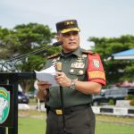 Pangdam Iskandar Muda Pimpin Apel Gelar Pasukan di Lanud SIM dalam rangka Pengamanan Kunjungan Presiden RI ke Prov. Aceh