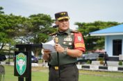 Pangdam Iskandar Muda Pimpin Apel Gelar Pasukan di Lanud SIM dalam rangka Pengamanan Kunjungan Presiden RI ke Prov. Aceh