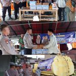 Peringatan Hari Lalu Lintas Bhayangkara ke-69, Satlantas Polres Aceh Selatan Gelar Bakti Sosial.