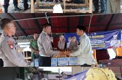 Peringatan Hari Lalu Lintas Bhayangkara ke-69, Satlantas Polres Aceh Selatan Gelar Bakti Sosial.