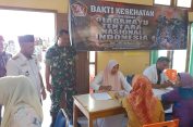 Jelang HUT TNI ke-79, Kodim 0107 Aceh Selatan Gelar Bakti Kesehatan di Desa Panjupian