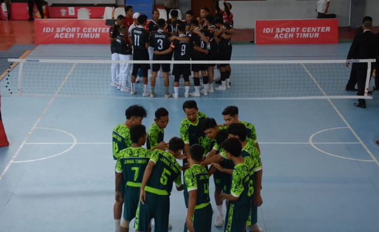 Aceh Sukses Raih Emas di Sepak Takraw, Semifinal Tim Regu Berlangsung Sengit