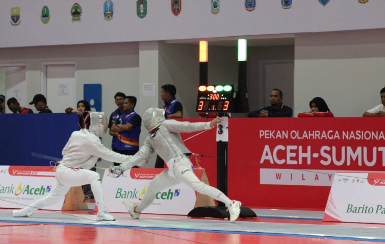 220 Atlet Anggar Siap Perebutkan Medali di PON XXI Aceh-Sumut