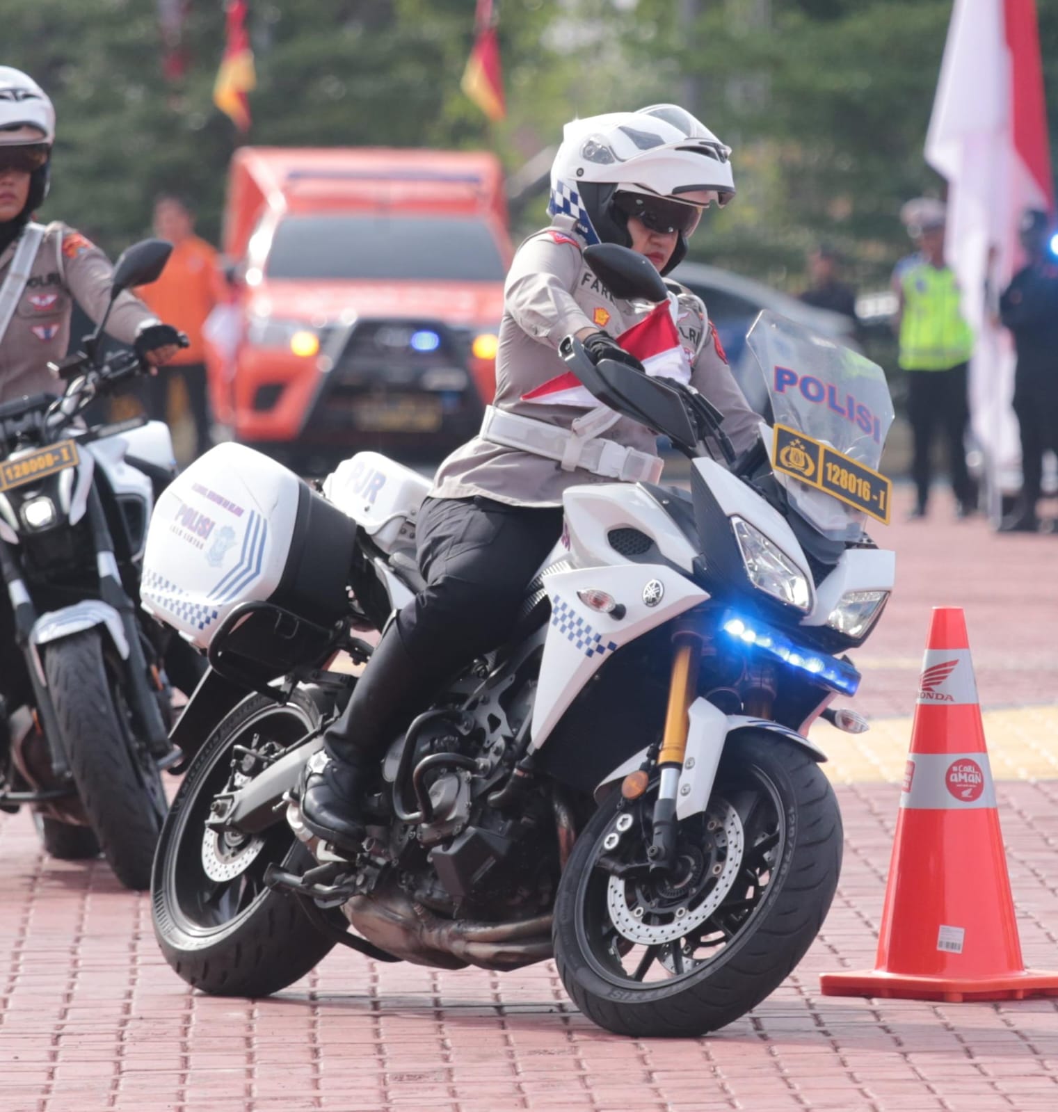 Ini Dia Brigadir Farah, Polwan Tangguh Pengawal Atlet PON XXI Aceh-Sumut 2024