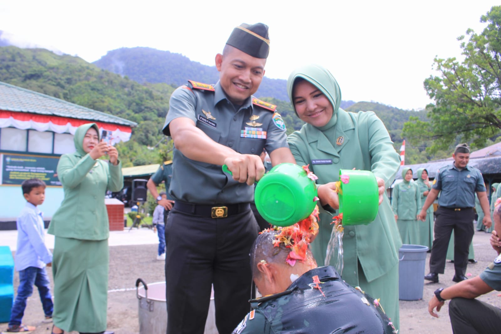 Kodim 0107/Aceh Selatan Gelar Acara Tradisi Korp Raport Kenaikan Pangkat dan Pindah Satuan