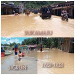 Banjir Di Tiga Desa, Kecamatan Sultan Daulat, Belum Turun Bahkan Berpotensi Tambah Naik.