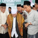 Cagub Bustami Hamzah Silaturahmi dengan Ratusan Ulama dan Ribuan Santri Iradah