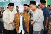 Cagub Bustami Hamzah Silaturahmi dengan Ratusan Ulama dan Ribuan Santri Iradah