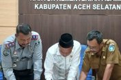 Rutan Tapaktuan dan Kemenag Aceh Selatan Teken MOU Kerjasama