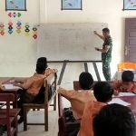 Tingkatkan Minat Belajar, Kodim 0107/Asel Ajarkan Anak SD Pembelajaran Matematika Dengan Metode Gasing