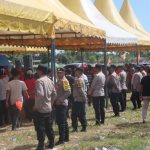 Polres Aceh Selatan Laksanakan Pengamanan Kampanye Terbuka Paslon Bupati Wabup No Urut 3.