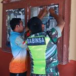Jajaran Kodim 0107/Aceh Selatan Sebarkan Brosur Penerimaan Bintara PK TNI AD Gelombang II Tahun 2024
