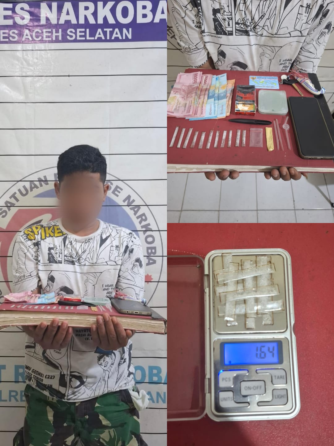 Mendukung Program Asta Cita Presiden, Satresnarkoba Polres Aceh Selatan amankan seorang Residivis Narkoba.