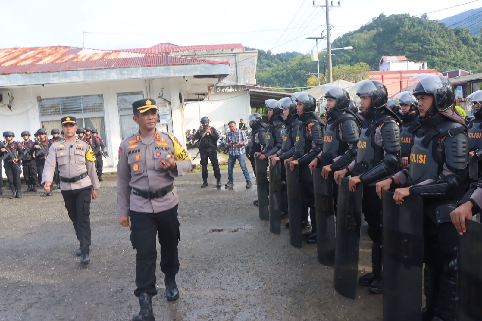 Polres Aceh Selatan Gelar Apel Pergeseran Pasukan Pengamanan TPS Pilkada 2024