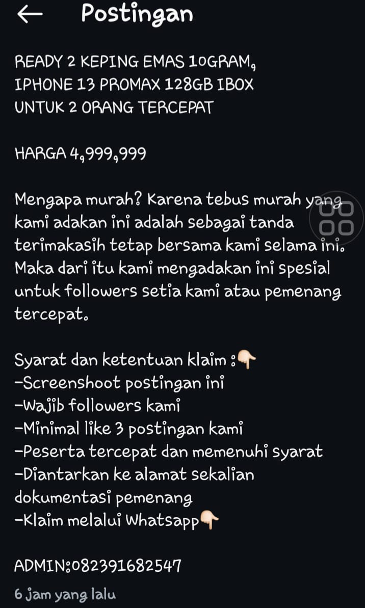 Hari Pencoblosan, Akun Instagram KIP Kota Lhokseumawe di Hack