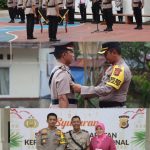 Kapolres Aceh Selatan Pimpin Upacara Sertijab Kabag Ops.