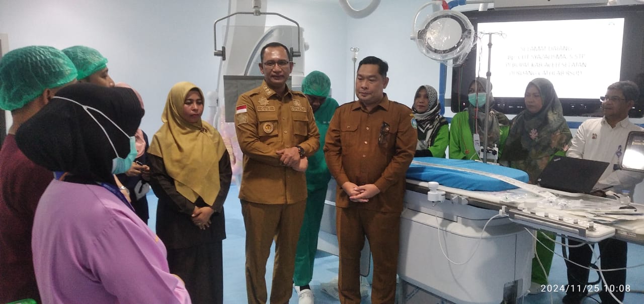 Tingkatkan Pelayanan, Ruang Cathlab RSUD Yulidin Away Di Fungsikan
