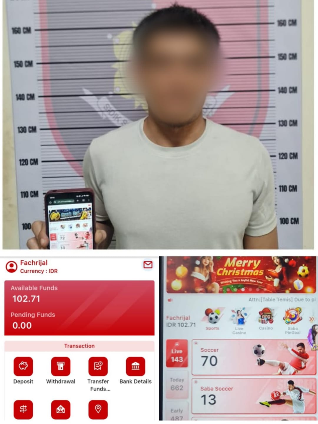 Sat Reskrim Polres Aceh Selatan Tangkap Seorang Terduga Pelaku Tindak Pidana Judi Online