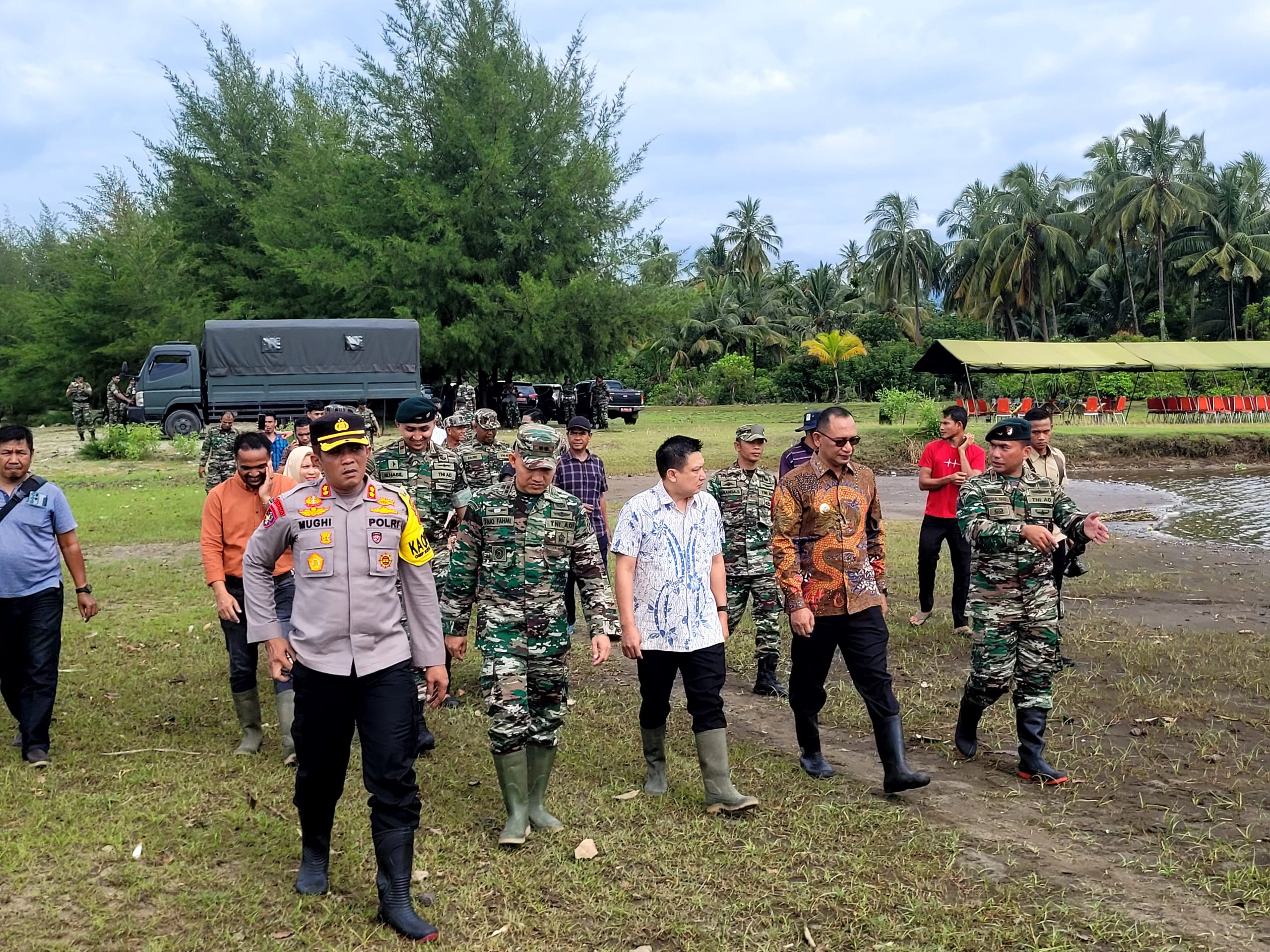 Kapolres Aceh Selatan Hadiri Penanaman Mangrove dalam Rangka HUT Batalyon Infanteri 115/Macan Leuser ke-20