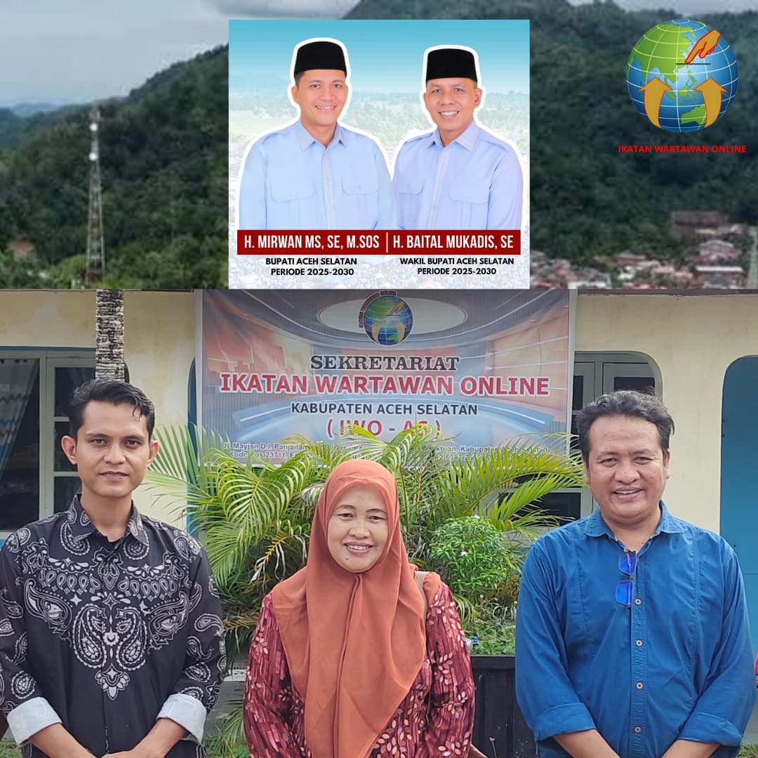 Ketua IWO Aceh Selatan Ucapkan Selamat Kepada Pasangan H. Mirwan & H. Baital Mukadis Sebagai Pemenang Dalam Pilkada Aceh 2024