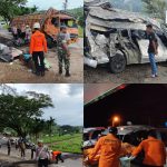 Tim SAR Gabungan Evakuasi Korban Kecelakaan Lalu Lintas di Lembah Seulawah Aceh Besar