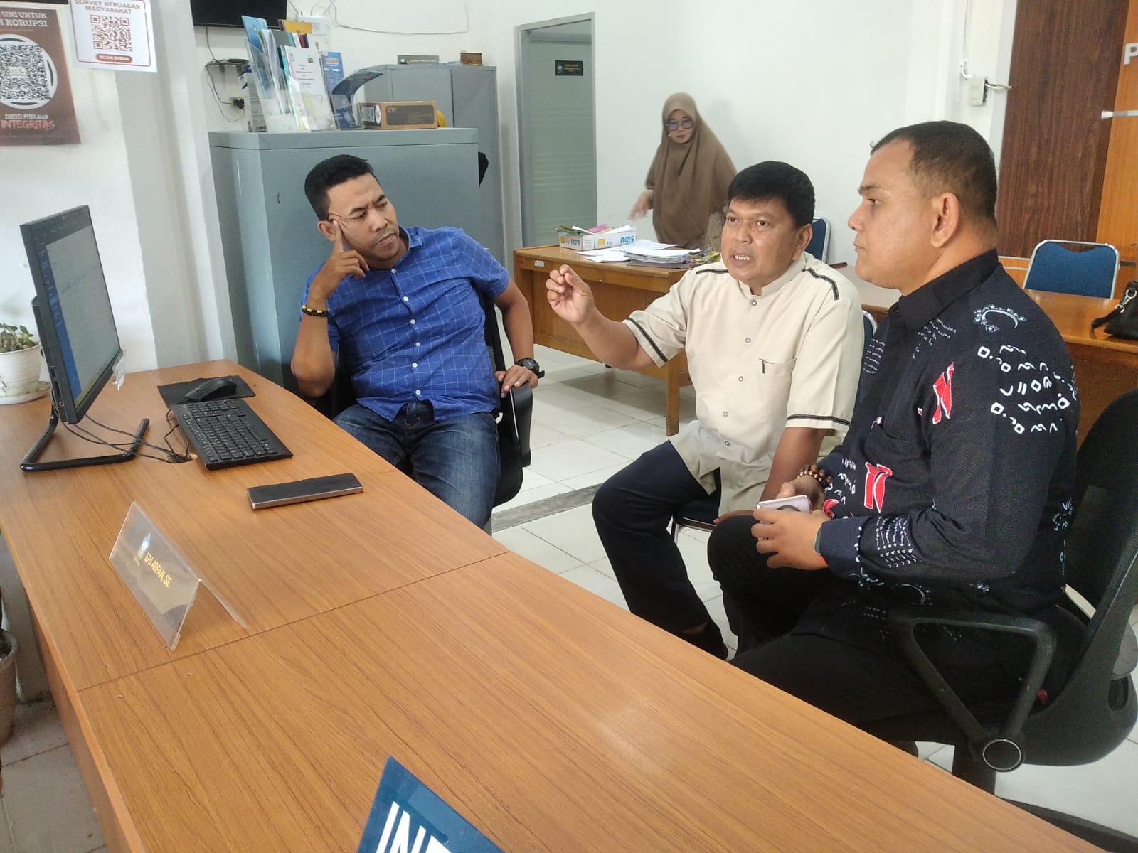 Kepala Pusat Strategi Kebijakan Kewilayahan Kependudukan dan Pelayanan Publik T.R. Fahsul Falah, S.Sos, M.Si Melakukan Kunjungan Kerja ke DPMPTSP Aceh Selatan
