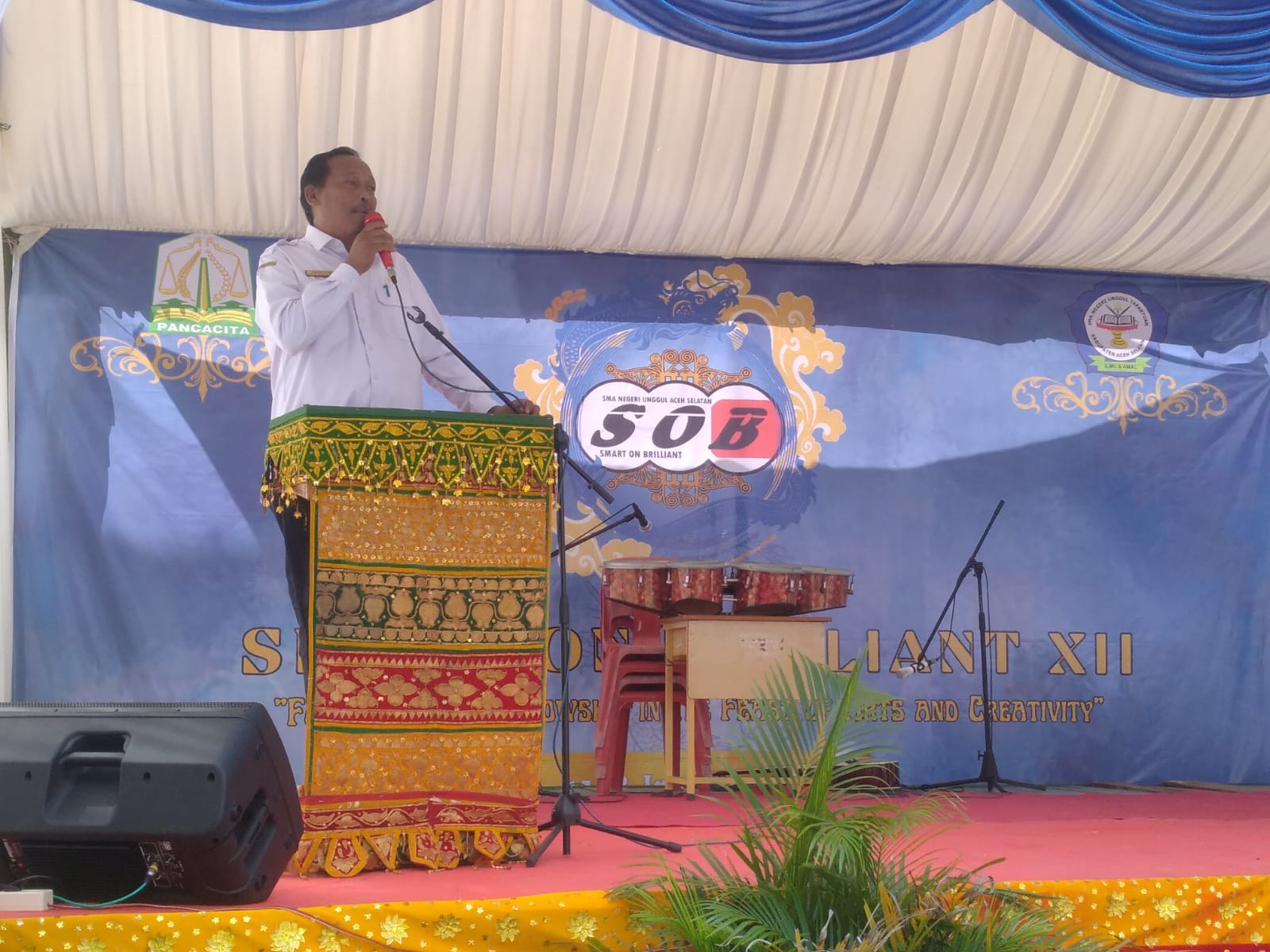 Smart On Brilian (SOB) – XII  SMAN Unggul Tapaktuan di buka Kepala Cabang Dinas Pendidikan Aceh Selatan