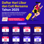 Berikut Daftar Cuti Bersama Tahun 2025