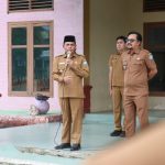 Wakil Bupati Aceh Selatan Apel Pagi di Kantor Camat Kluet Utara