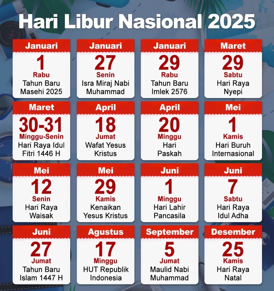 Libur Sekolah Maju Jadi 21 Maret 2025, Ini Jadwal Lengkapnya, Cuti Bersama Lebaran Lebih Panjang