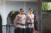 Apel Farewell Parade dalam rangka Sertijab Kapolres Aceh Selatan
