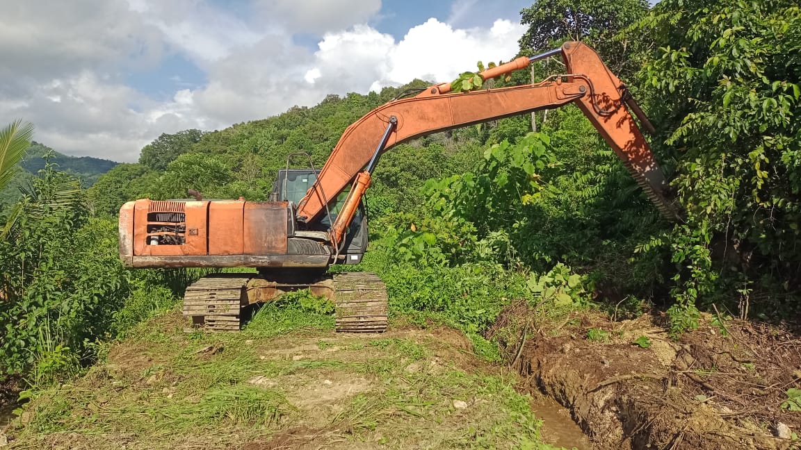 Satgas Pra-TMMD ke-124 Kodim 0107/Aceh Selatan Mulai Kerjakan Sasaran Fisik Peningkatan Badan Jalan