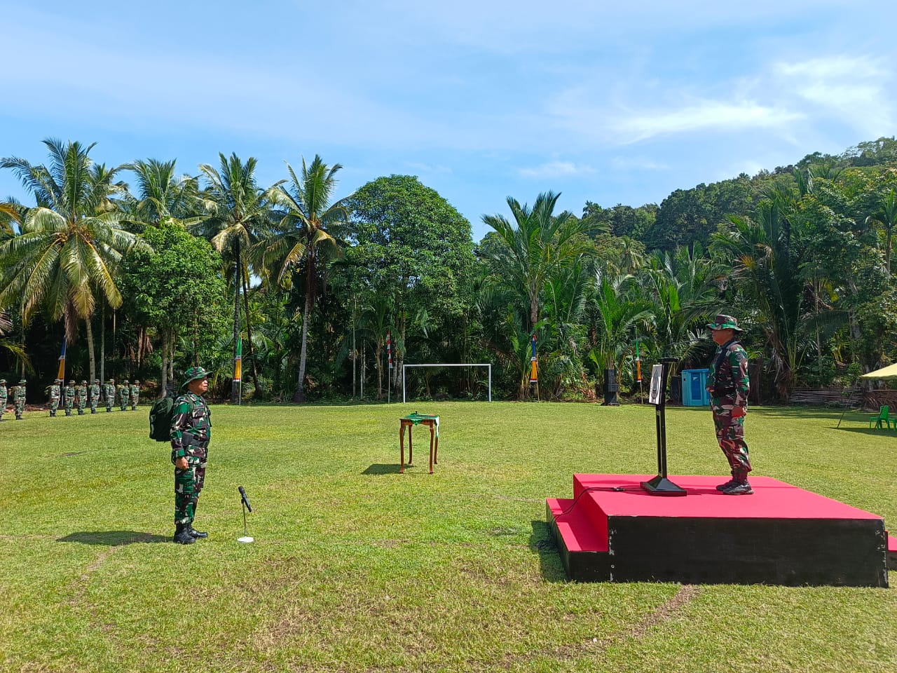 Persiapan Pembukaan TMMD ke-124, Kodim 0107/Aceh Selatan Gelar Gladi Bersih