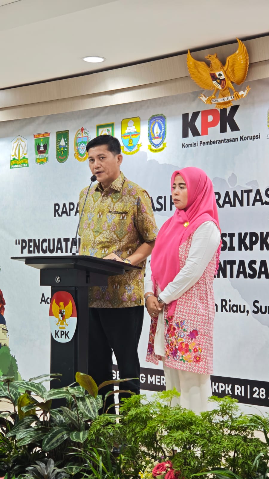 Hadiri Rakor Dengan KPK, Bupati Aceh Selatan Tegaskan Komitmen Berantas Korupsi