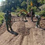 Satgas TMMD Kodim 0107/Aceh Selatan Tak Hanya Andalkan Alat Berat dalam Peningkatan Badan Jalan