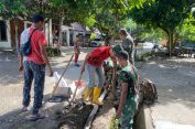Semangat Gotong Royong, TNI dan Warga Bersatu Gali Saluran Pipa Air Bersih